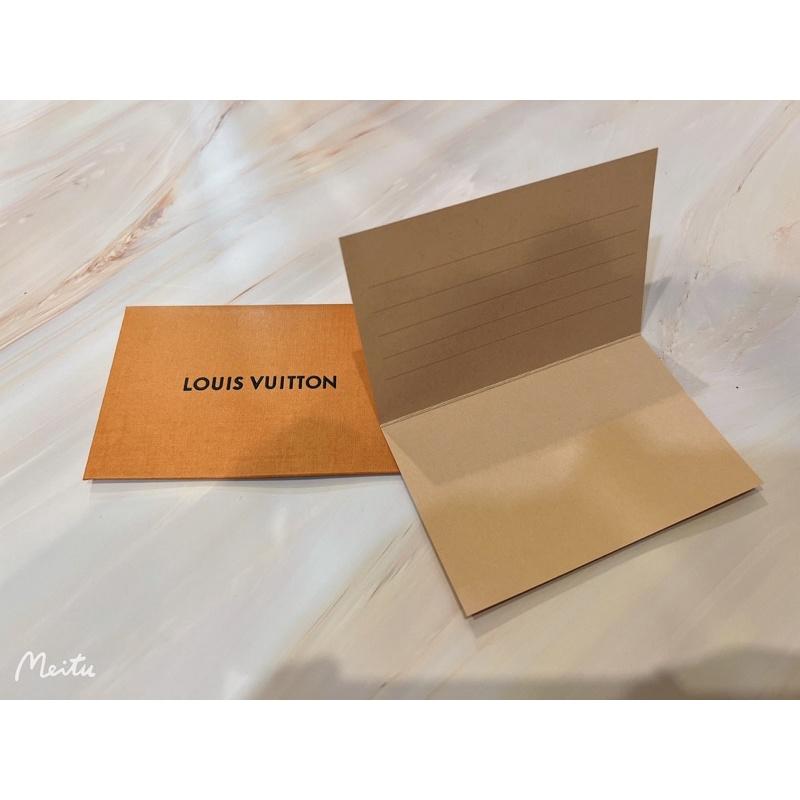 Louis Vuitton 路易威登 LV 專櫃紙袋 精品正貨紙袋 紙袋包裝袋 小卡片 紙卡