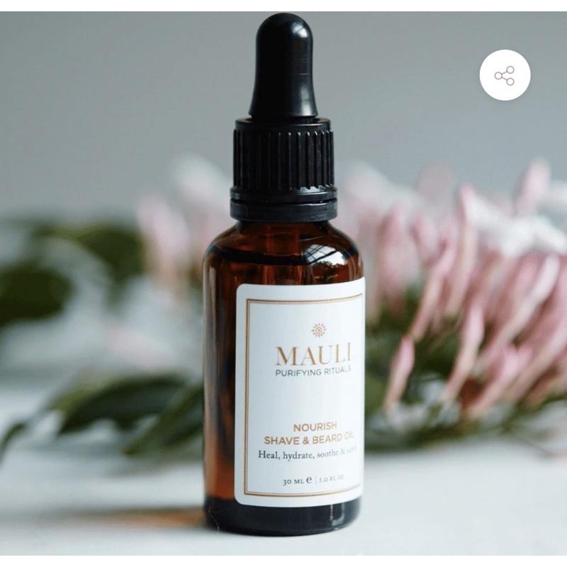 現貨Mauli Nourish Post Shave Beard Oil鬍子油 保養精華油 天然鬍鬚油30ml-細節圖2