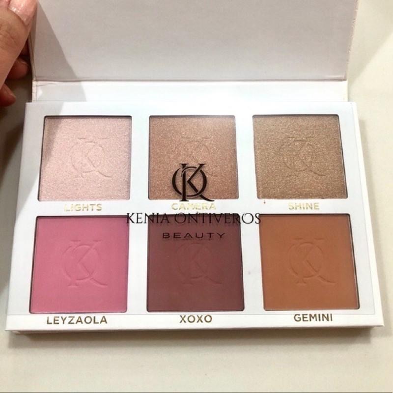 現貨kenia ontiveros 腮紅打亮高光綜合修容盤kenia beauty 肯妮亞·安蒂維羅斯 美國代購-細節圖6