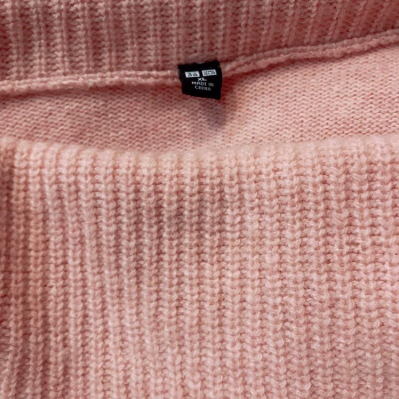 日本🇯🇵Uniqlo美人百花雜誌款粉色乾燥玫瑰色一字肩一字領針織毛衣上衣 毛料-細節圖5