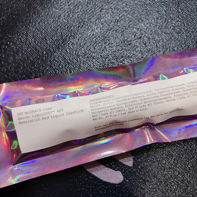 [全新現貨］Pat McGrath Liquilust 007 唇釉唇膏Possessed Revelation Red-細節圖6