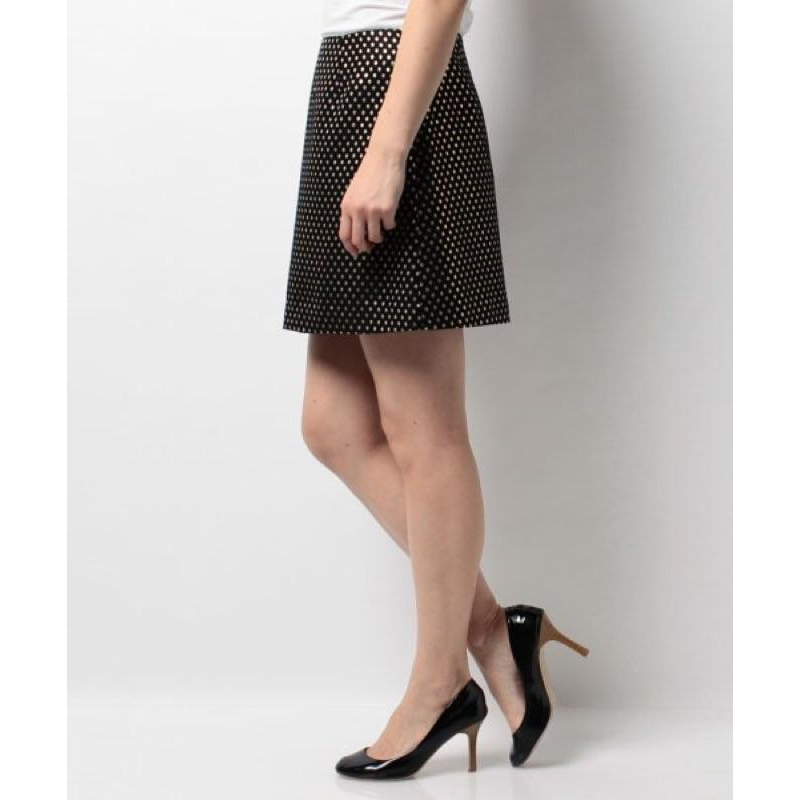 日本專櫃正品Mercuryduo 水玉點點半身裙A字裙 短裙-細節圖5