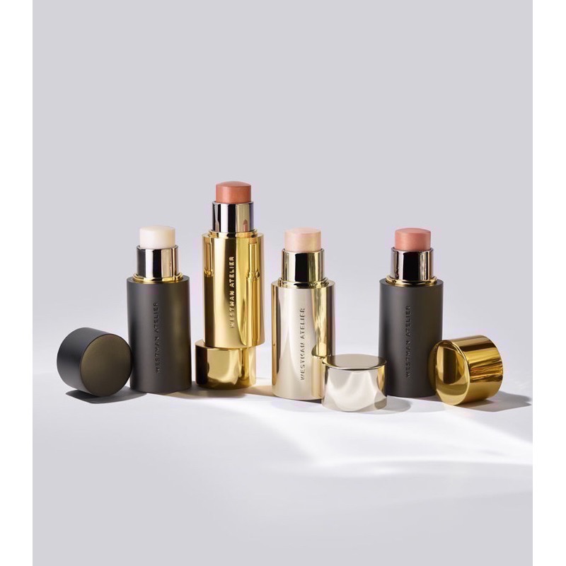 現貨英國Westman Atelier Lit Up璀璨高光打亮修容棒5g Brulee 腮紅Nectar-細節圖2