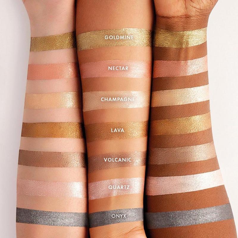 美國代購現貨ICONIC London glaze crayon兩用閃片打亮高光滾珠雙效眼影筆液態打亮champagne-細節圖4