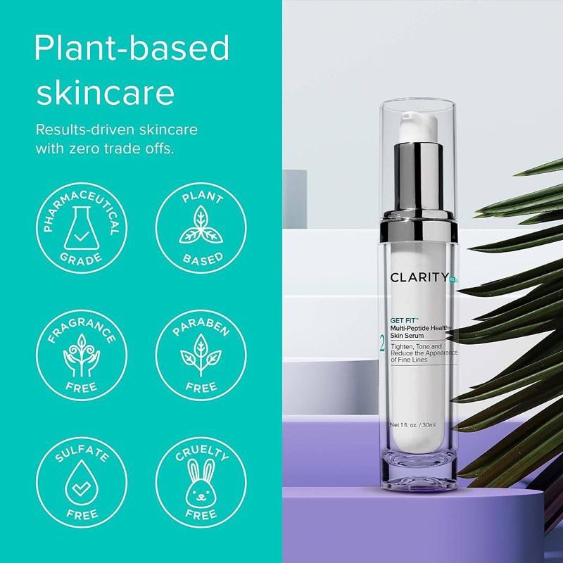 美國代購現貨Clarity Rx Get Fit Multi-Peptide多胜肽健康肌膚精華液clarityrx-細節圖2