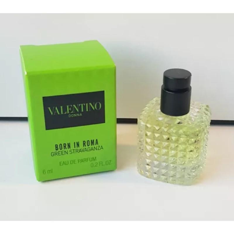 華倫天奴Valentino Born In Roma Q香原裝正品訂製羅馬女士香水GREEN迷你隨身瓶花香琥珀木質調-細節圖3