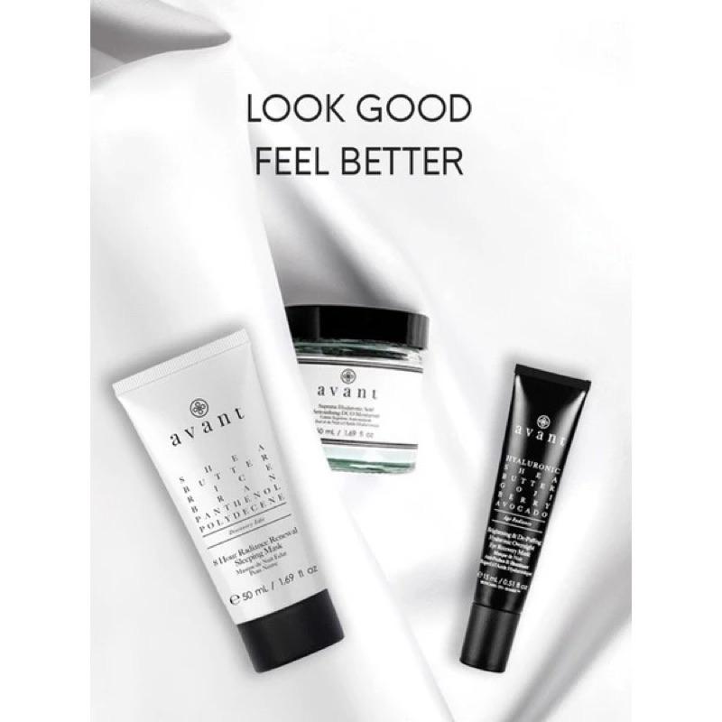 現貨🔥下殺3折Avant英國小眾貴婦品牌膠原蛋白妝前乳 果酸嫩膚再生嫩膚去角質磨砂膏 護唇膏保濕睡眠面膜潤唇膏-細節圖3