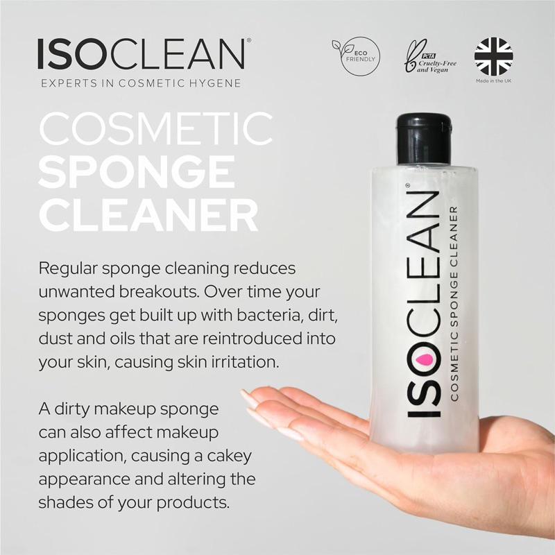 英國代購現貨ISOCLEAN 化妝海綿清潔劑 專業美妝蛋清潔液110ml-細節圖2