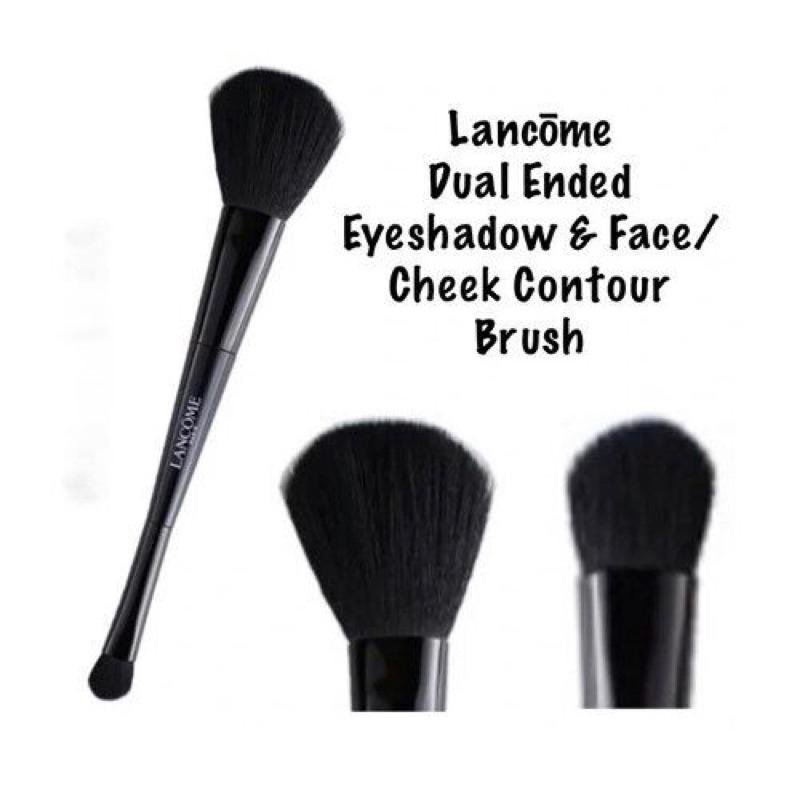 美國蘭蔻官網現貨Lancome Dual-ended Cheek & Contour雙頭化妝刷腮紅輪廓天然毛刷子-細節圖2