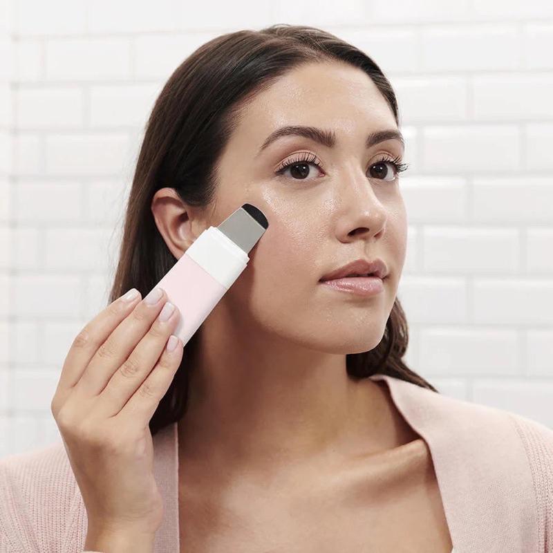 美國代購現貨DERMAFLASH DERMAPORE超音波潔面儀毛孔去角質黑頭清潔器精華注入儀二合一-細節圖4