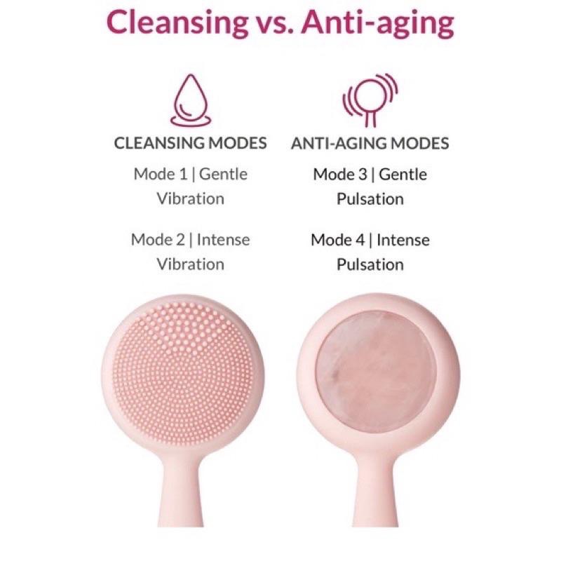 明星同款愛用好物🔥美國PMD pro RQ潔面儀至臻玉石去黑頭洗臉神器按摩聲波清潔敏感肌洗臉儀 潔顏超導晶石美容儀-細節圖7