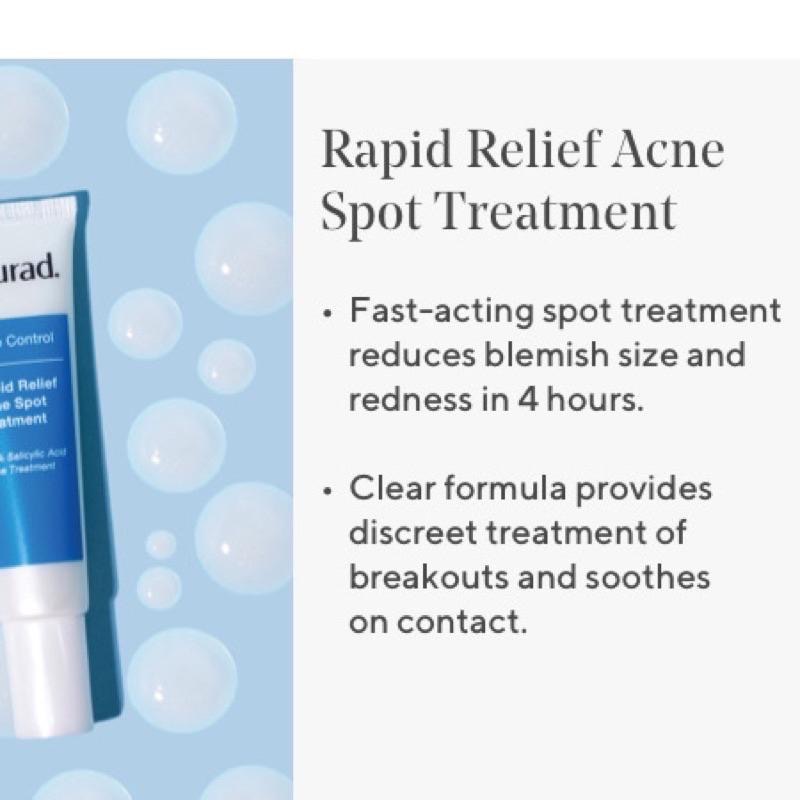 美國代購Murad 痘痘緊急修護凝露 快速水楊酸精華Acne Spot Treatment 15ml-細節圖3