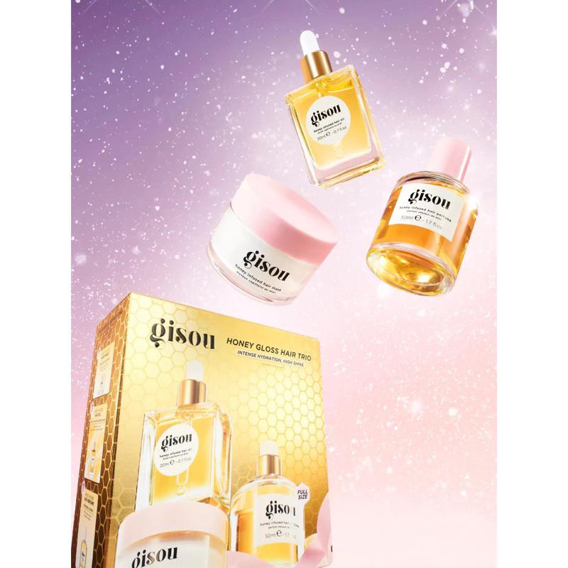 現貨秒出🔥GISOU 蜂蜜髮香噴霧Honey Infused hair perfume頭髮香水護髮髮膜禮盒套組聖誕-細節圖7