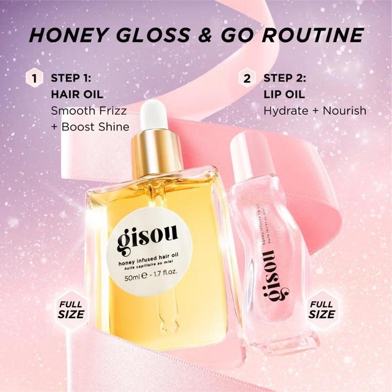 現貨秒出🔥GISOU 蜂蜜髮香噴霧Honey Infused hair perfume頭髮香水護髮髮膜禮盒套組聖誕-細節圖8