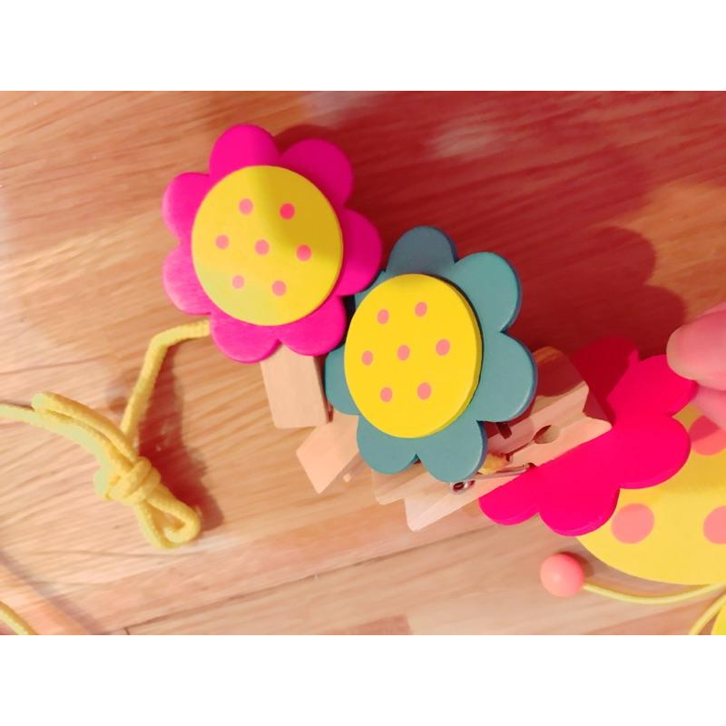 房間裝飾小物相片夾便條夾木製-細節圖3