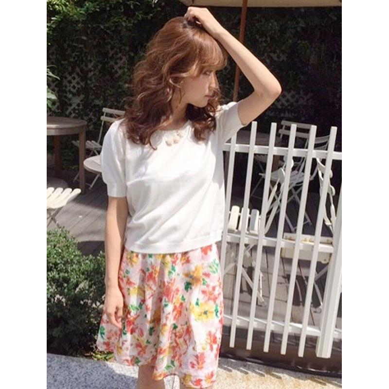 全新代購正品轉售日牌Mercuryduo質感花裙短裙-細節圖5