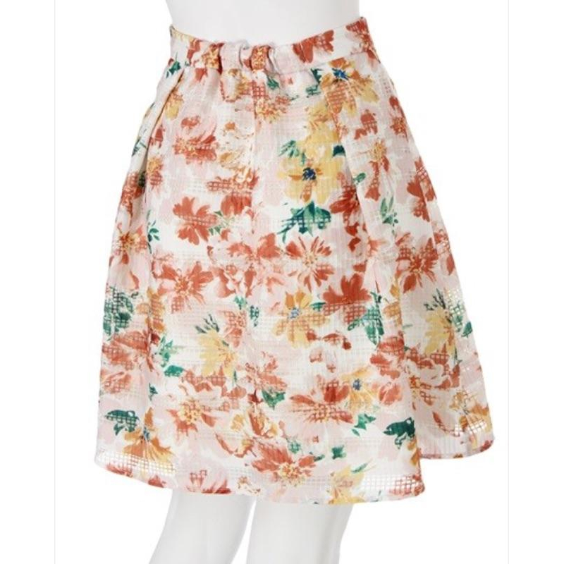 全新代購正品轉售日牌Mercuryduo質感花裙短裙-細節圖6