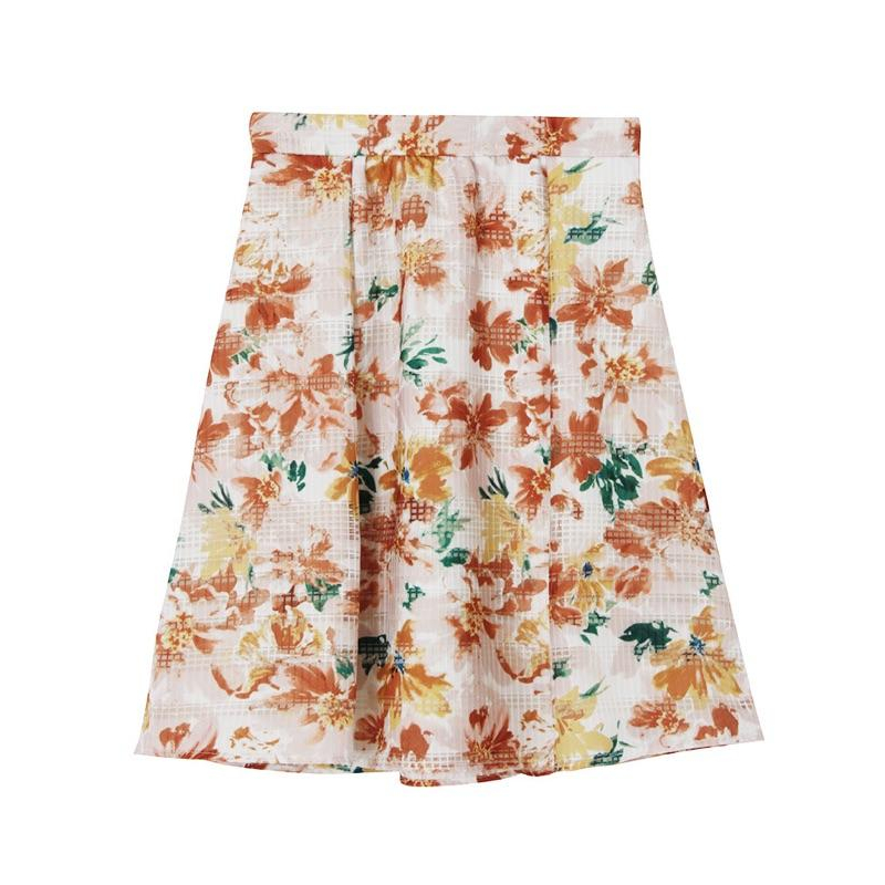 全新代購正品轉售日牌Mercuryduo質感花裙短裙-細節圖7