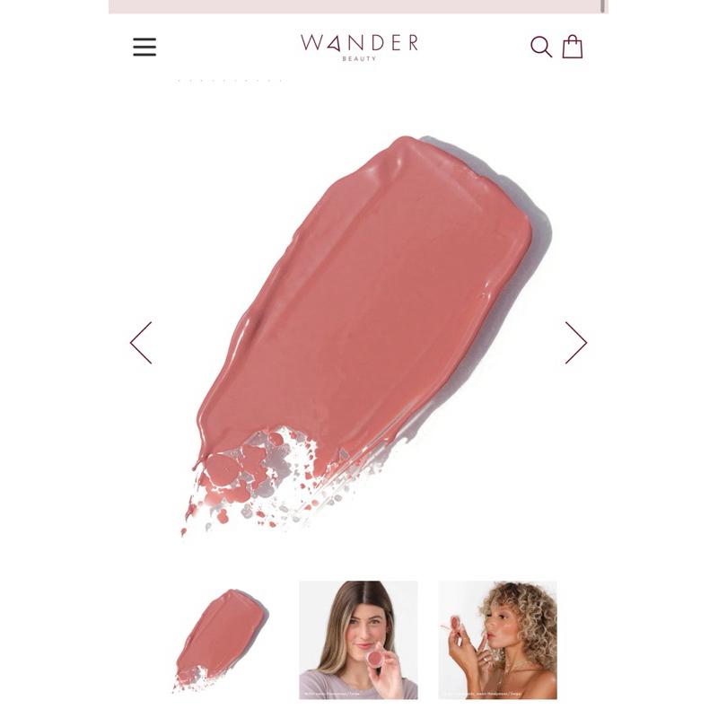 🇺🇸現貨 Wander Beauty 唇頰霜 唇膏 腮紅 唇彩雙用膏 護唇膏Double Date Honeymoon-細節圖3