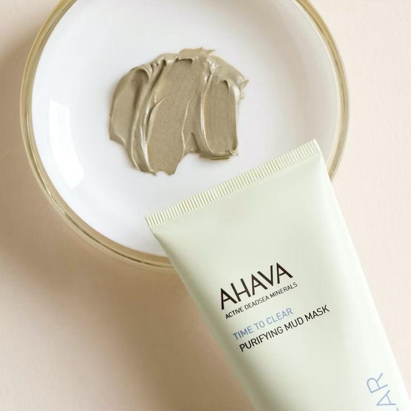 美國代購AHAVA死海泥清潔泥膜深層清潔塗抹式面膜100g-細節圖3