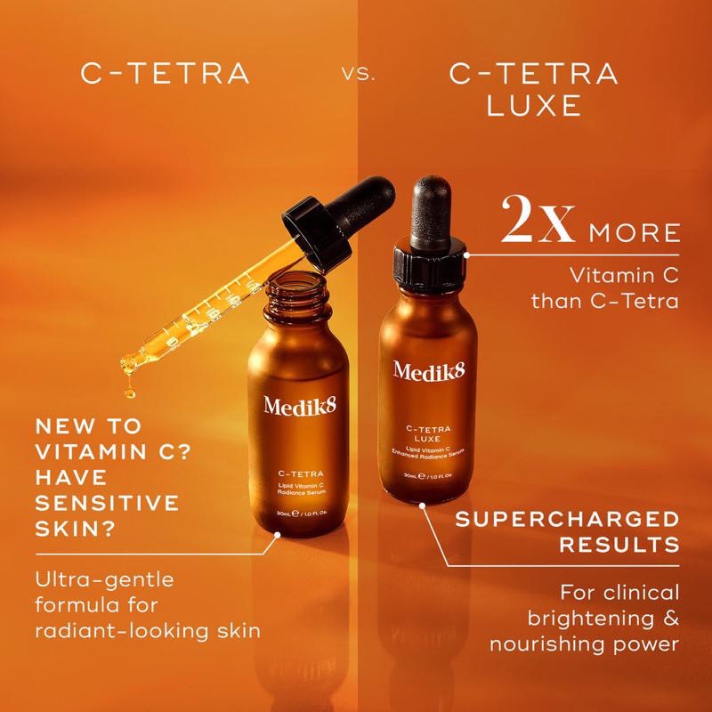 現貨 英國Medik8 C-Tetra Luxe濃縮強效維生素維他命C美白精華液2倍加強版VC早C晚A-細節圖7
