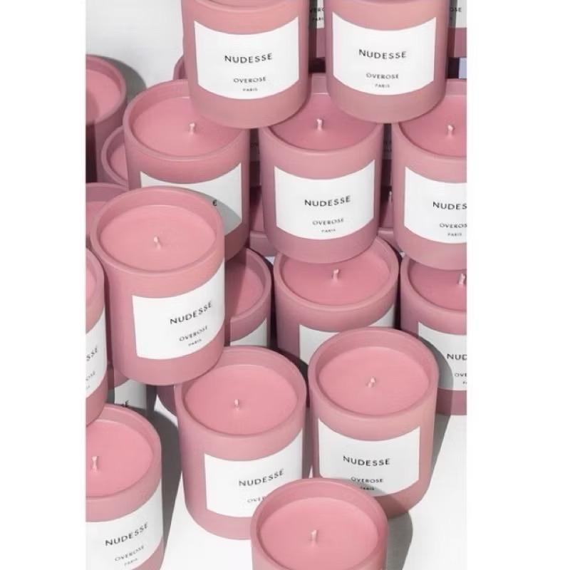 現貨 英國 Overose 香氛蠟燭 nudesse 玫瑰晨露 玫瑰香薰 薰香 迷你蠟燭 大馬士革乾燥玫瑰-細節圖2
