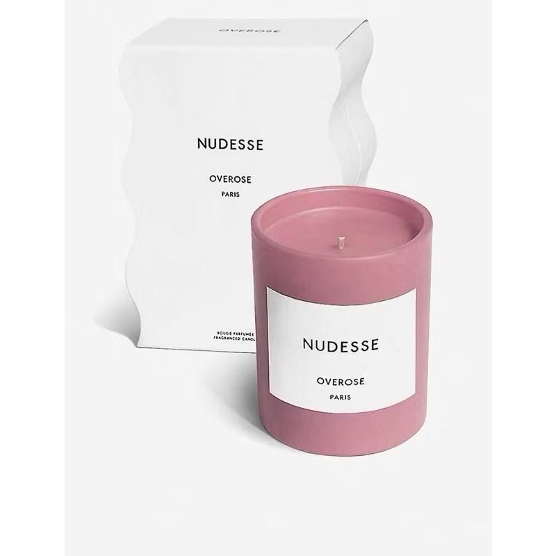 現貨 英國 Overose 香氛蠟燭 nudesse 玫瑰晨露 玫瑰香薰 薰香 迷你蠟燭 大馬士革乾燥玫瑰-細節圖3
