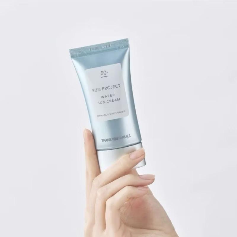 現貨Thank You Farmer 護顏水潤防曬乳液乳霜SPF50+ 50ml-細節圖2