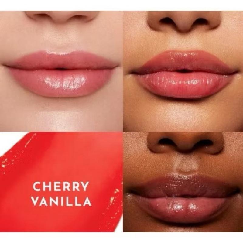 英國代購現貨LAWLESS BEAUTY 光澤胜肽豐唇蜜 潤色唇膏 櫻桃香草 Cherry Vanilla 唇釉-細節圖2