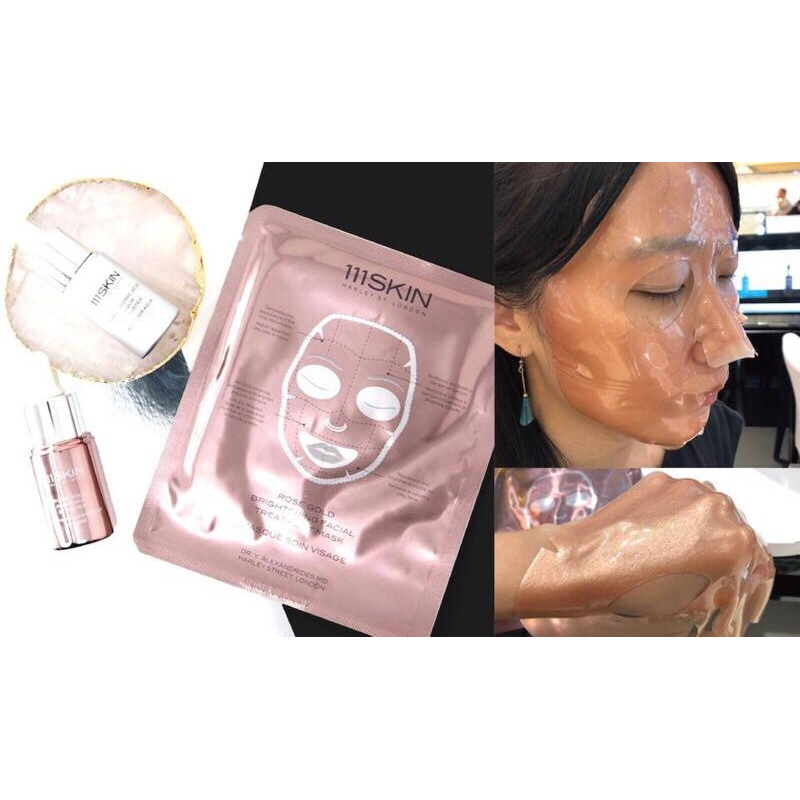 現貨111SKIN 星旅光效天使面膜 極光激能天使眼膜 單片裝 超模系列 24K玫瑰金 零度之下能量-細節圖4