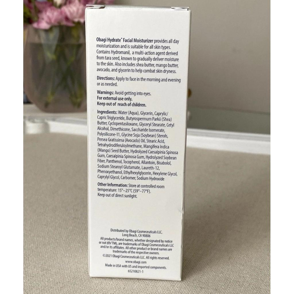 美國代購現貨🔥歐巴吉 OBAGI Hydrate Facial Moisturizer 48g 歐巴吉面部保濕霜面霜日霜-細節圖3