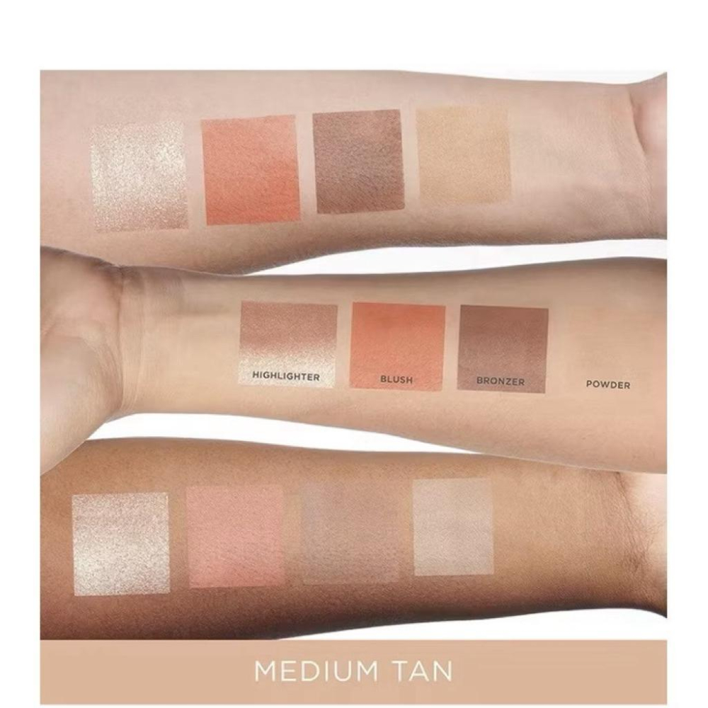 美國修容打亮腮紅眼影四合一 彩妝盤 Pur 4-in-1 Skin Perfecting Powders Palette-細節圖4