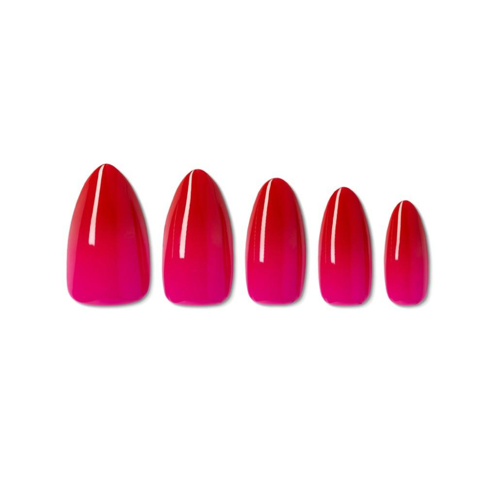 加拿大品牌ig歐美部落客推薦Facile Press On Nails 假指甲片 紅色甲片 美甲 無光療指甲-細節圖6