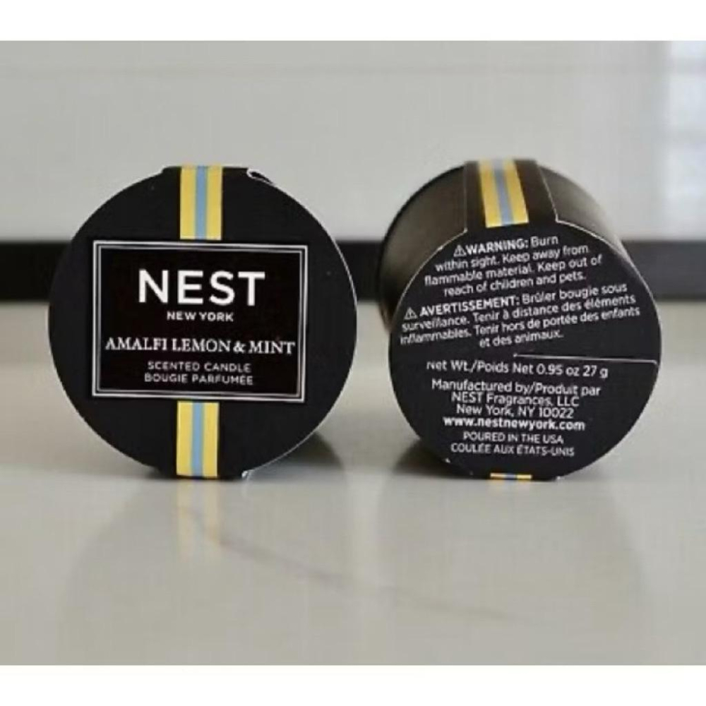 美國🇺🇸NEST Holiday scented節慶節日迷你蠟燭香薰香氛27g 義大利檸檬薄荷-細節圖6