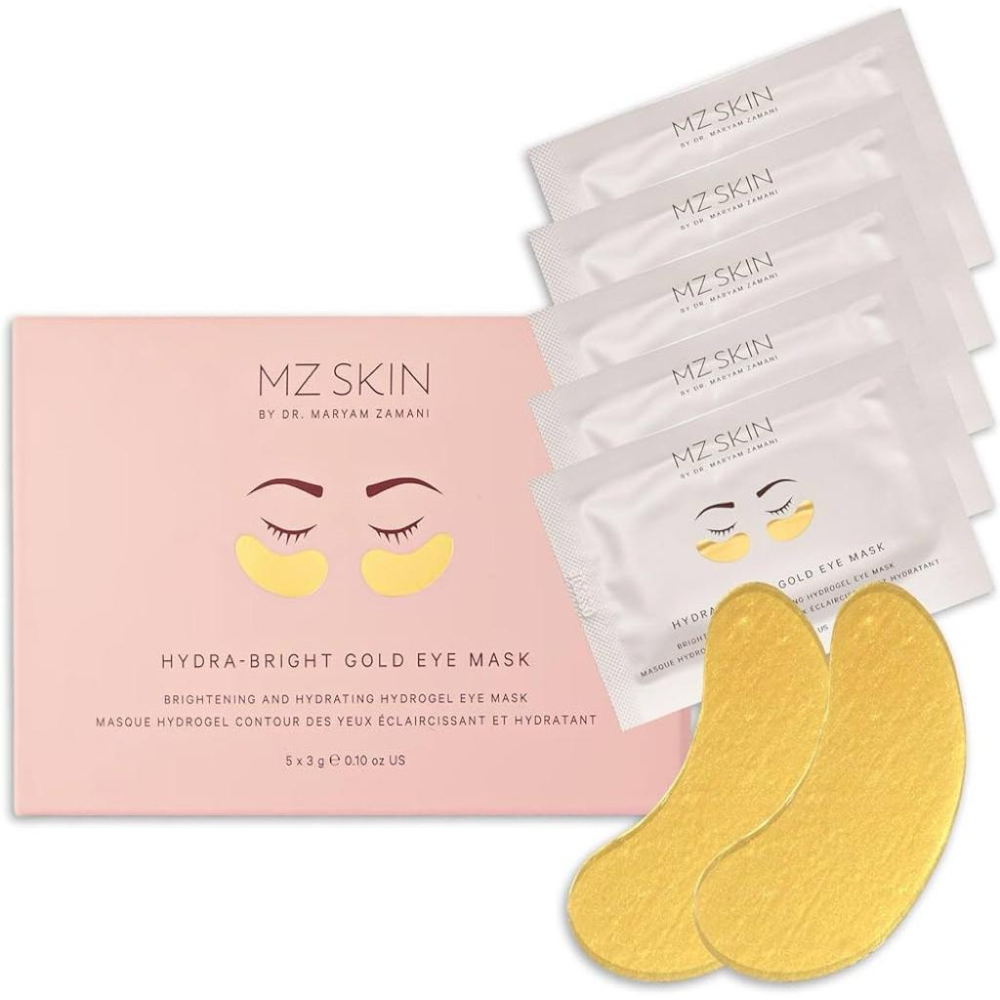 英國代購現貨MZ Skin貴婦級金箔亮采眼膜 Hydra-Bright Gold Eye Mask滋潤 眼周疲態保養-細節圖2