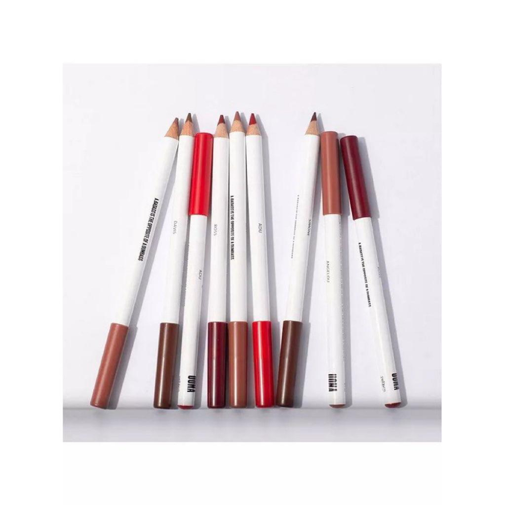 玫瑰豆沙色💋美國現貨UOMA BADASS唇線筆ROSS啞光滑順口紅 唇筆唇膏霧感顯色 不易暈染-細節圖5