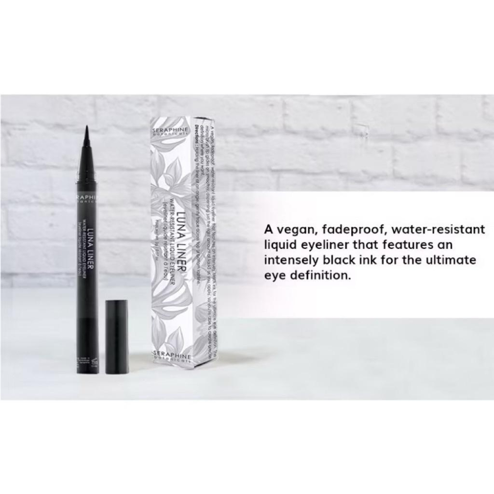 特價🉐️Seraphine Botanicals Luna Liner 持久防水眼線筆 貓眼妝極黑精緻筆頭零殘忍純素美妝-細節圖4