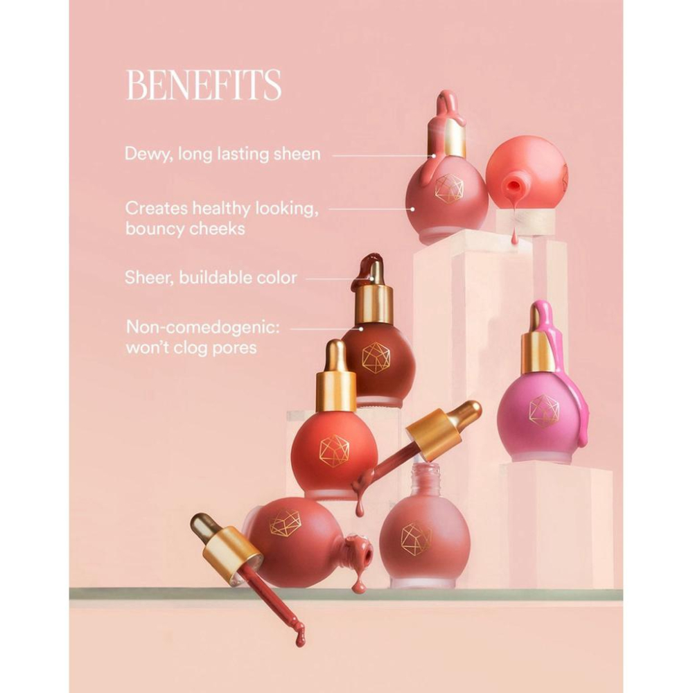 現貨🔥EM COSMETICS液態腮紅15ml Venetian Rose Sunset Sky液體水感玫瑰-細節圖2