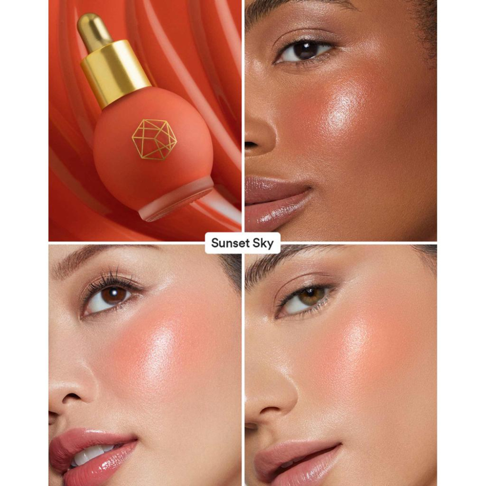 現貨🔥EM COSMETICS液態腮紅15ml Venetian Rose Sunset Sky液體水感玫瑰-細節圖3