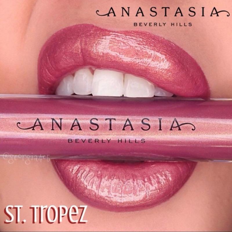 美國代購現貨 Anastasia Beverly Hills St. Tropez 唇膏金屬光澤玫瑰金唇彩唇蜜唇釉ABH-細節圖4