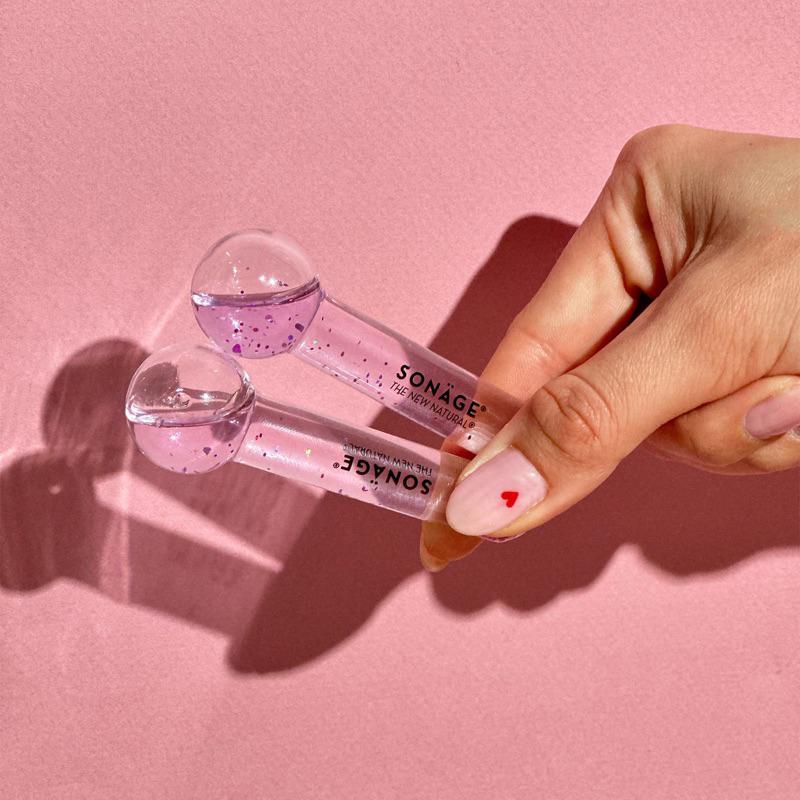 美國 SONAGE SKINCARE Baby Frioz美容冰波球韓式能量玻璃水晶球眼部臉部導入按摩棒冰球按摩球-細節圖6