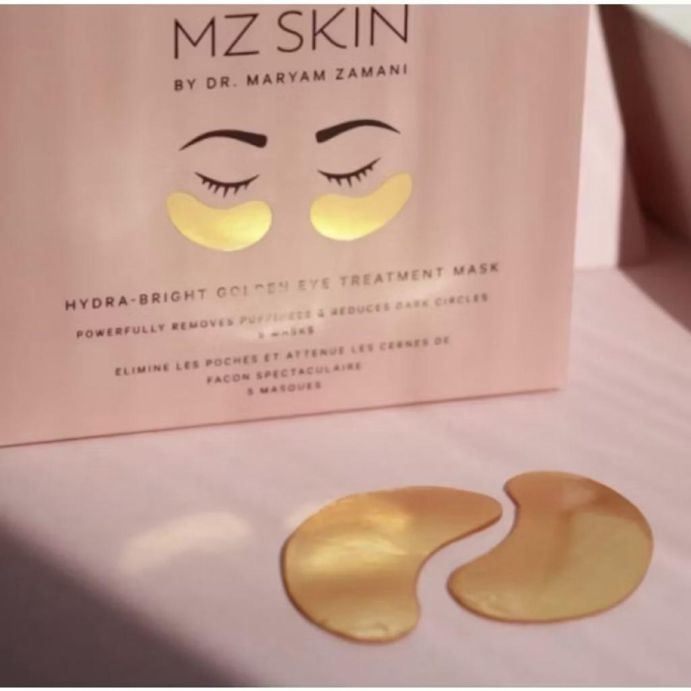 現貨🔥英國 MZ SKIN 經典水潤金箔眼膜｜黃金水凝膠材質 潤澤保濕 舒緩眼周乾燥 妝前服貼 基礎護理 專業沙龍級保養-細節圖2