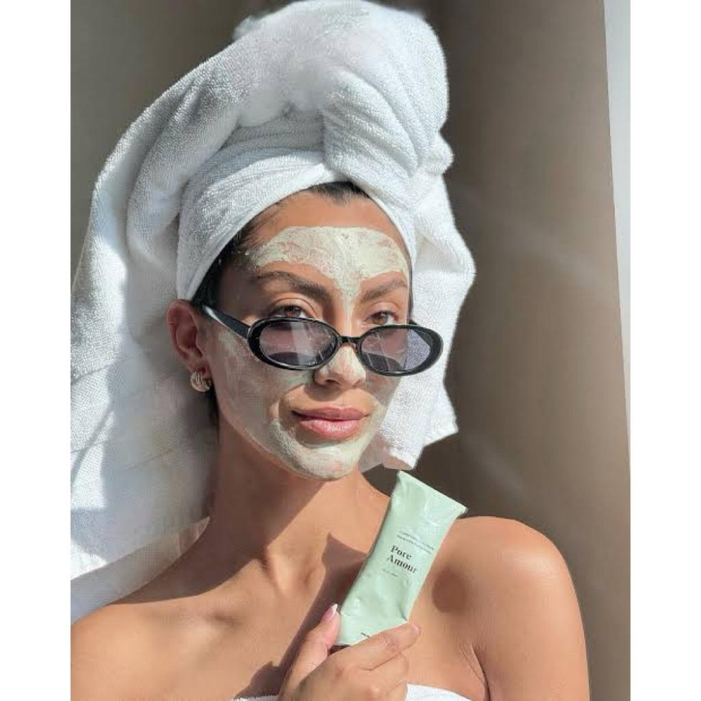 現貨🔥法國綠泥面膜 Provence Beauty Pore Amour 清潔泥膜 毛孔清潔泥膜 咖啡因菸鹼醯胺-細節圖3