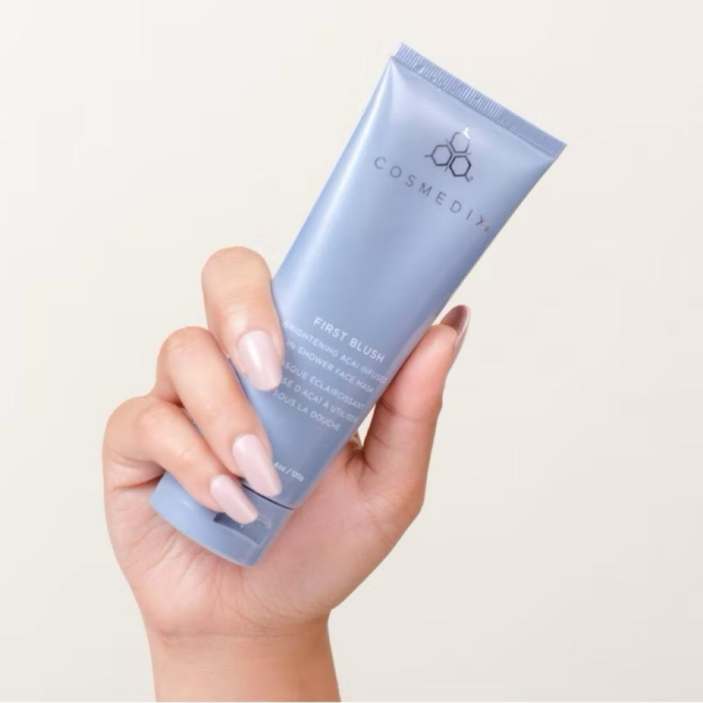 美國現貨Cosmedix First Blush Brightening In面膜 淋浴沐浴去角質亮白巴西莓-細節圖3