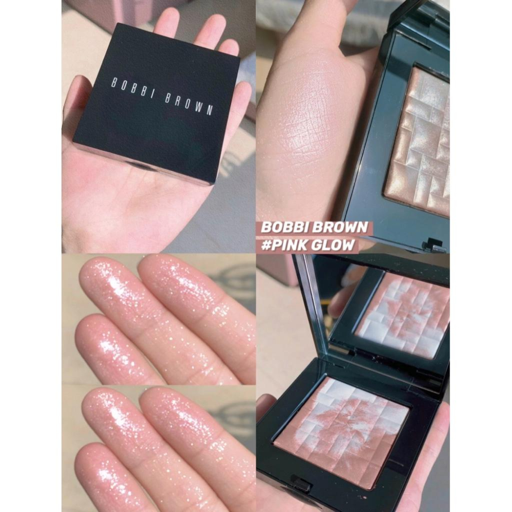 現貨✨ Bobbi Brown 金緻美肌打亮餅 珠光提亮Pink Glow 高光 打亮粉 光澤提亮 8g五花肉-細節圖2