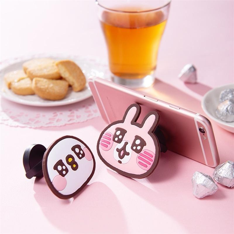 免運券 卡娜赫拉的小動物 造型悠遊卡 粉紅兔兔 P助 手機支架 悠遊卡 手機架-細節圖3