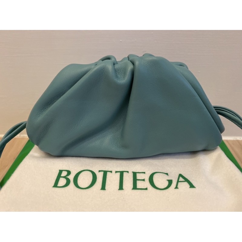 【開幕優惠】全新正品 Bottega Veneta 迷你雲朵 零錢包 Mini Pouch 水彩綠 coin purse-細節圖2