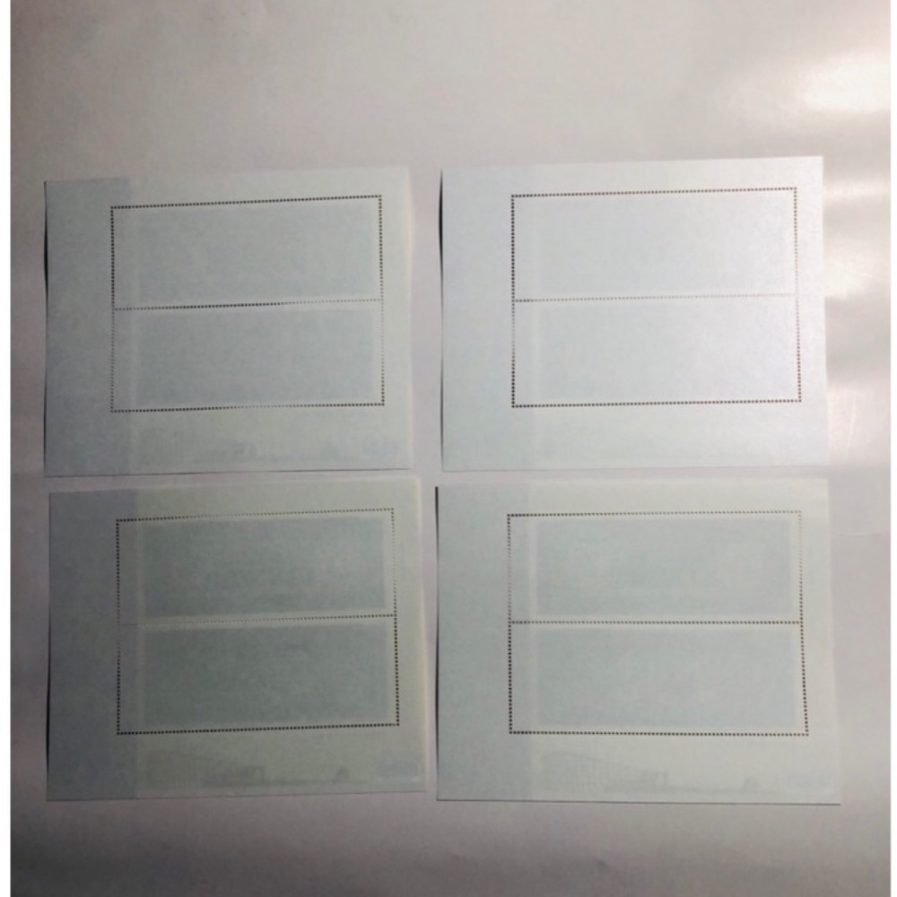 民國104年郵局發行（特632國立故宮博物院南部院區開館首展郵票-龍藏經小全張=共4張，面額200元）品相佳（全新）-細節圖3