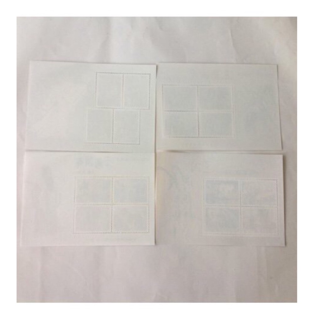 民國89～99年郵局發行（三國演義第一輯～第四輯郵票小全張共4張）品相極佳（上品）了錢賣，值得收藏，買到賺到-細節圖2