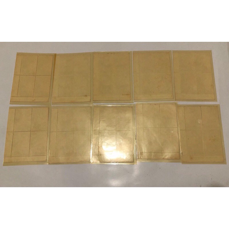 民國60年郵局發行（特80十駿犬古畫郵票10枚一套，4方連，共40枚=4套）品相佳；送禮收藏兩相宜，值得珍藏，祝您吉祥如-細節圖3